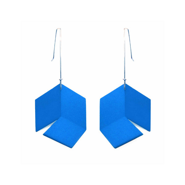 Infinite Earrings | Cobalt Blue