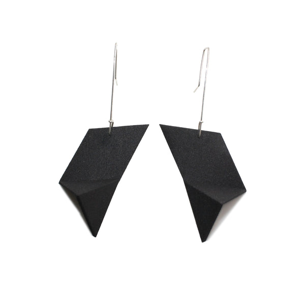 Racer Earrings | Black