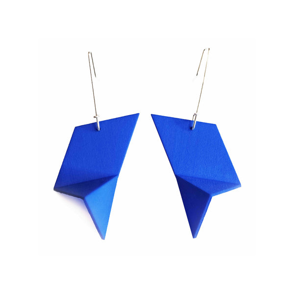Racer Earrings | Cobalt Blue