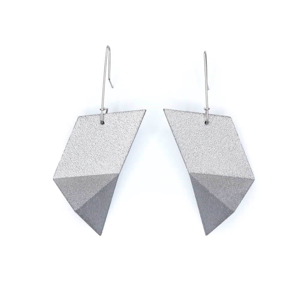 Racer Earrings | Silver