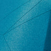 closeup of blue laser cut acoustic felt used in design + conquer's Decrypt collection