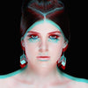 Infinite Earrings | Cobalt Blue